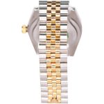 ساعت زنانه رولکس دیت جاست نقره ای / طلایی صفحه مشکی - تصویر 2