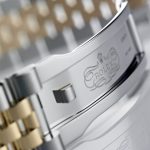 ساعت زنانه رولکس دیت جاست نقره ای / طلایی صفحه مشکی - تصویر 3