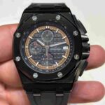 ساعت مردانه اودمار پیگه کرنوگراف Royal Oak Offshore بند پیو مشکی - تصویر 2